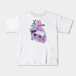 anatomical heart l heart aesthetic Kids T-Shirt